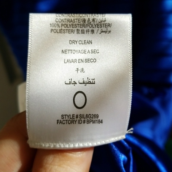 Size 0 BCBG Max Azria royal blue dress - Picture 6 of 6